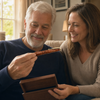 Father's Day gift moment with the Sologne pen
