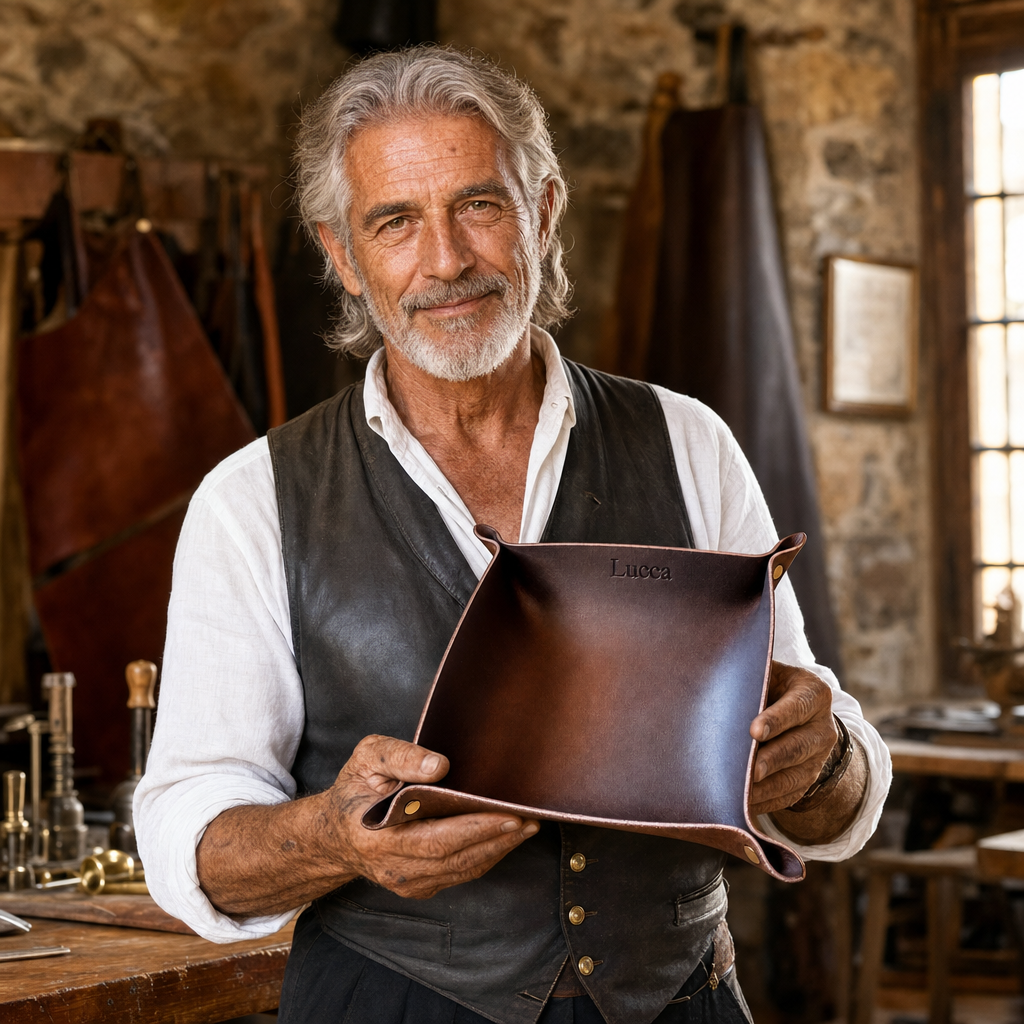 Pietro, master valet tray craftsman