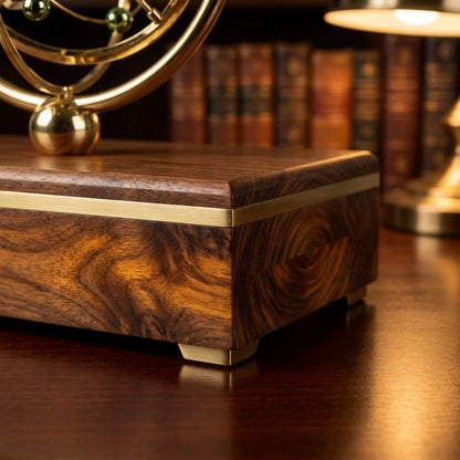 The Orrex Walnut Display Plinth