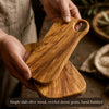 Alba Olive Wood Serving Board, Engraved With a Name