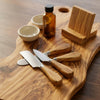 Alba olive wood complete serving set