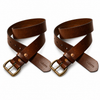 Volterra Italian Leather Belt + Solid Brass Buckle
