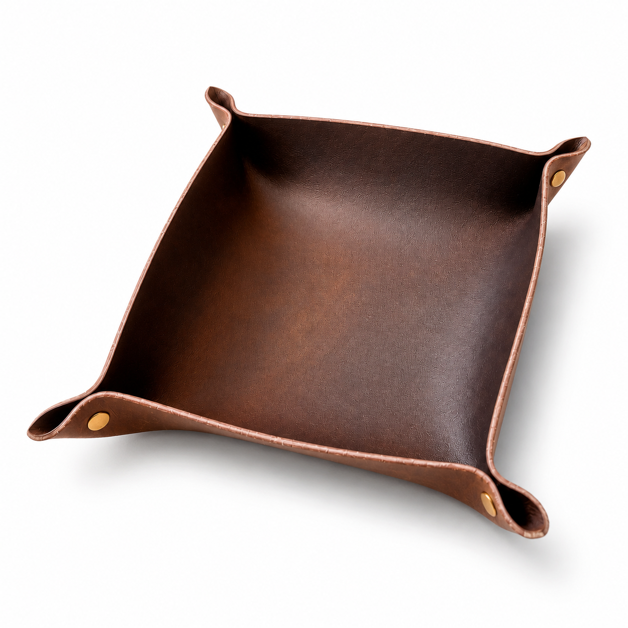 Lucca Full-Grain Leather Valet Tray