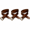 Volterra Italian Leather Belt + Solid Brass Buckle