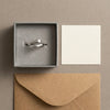 The Hug Ring with its gift box, card and mailer