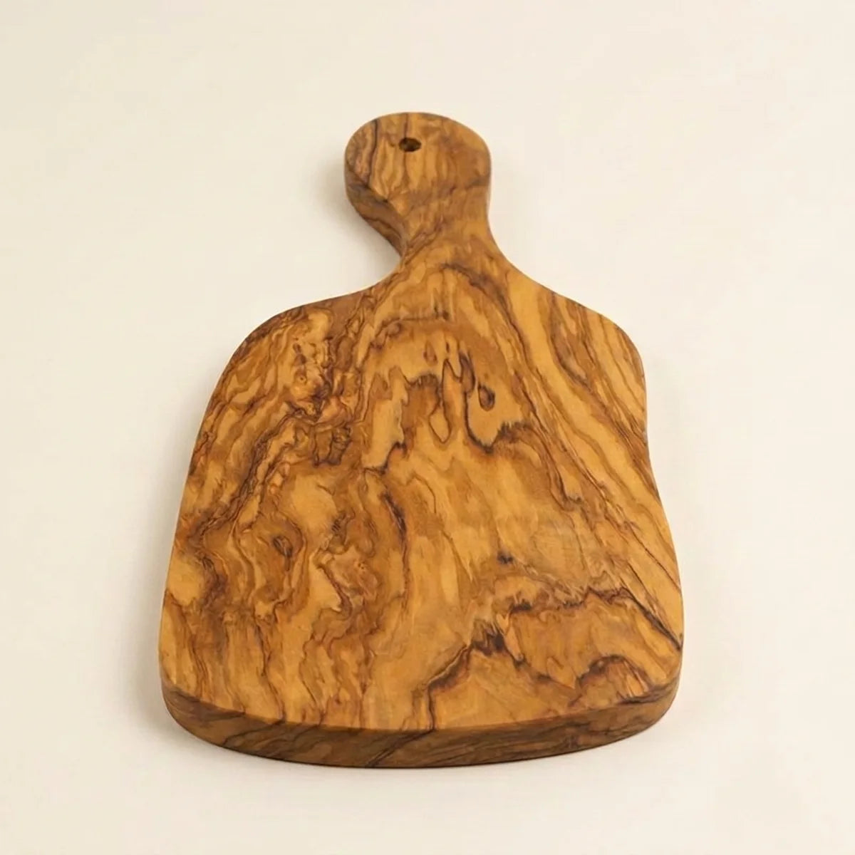 The Alba Olive Wood Paddle Board alone on a plain background