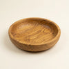 The Alba Olive Wood Bread Bowl alone on a plain background