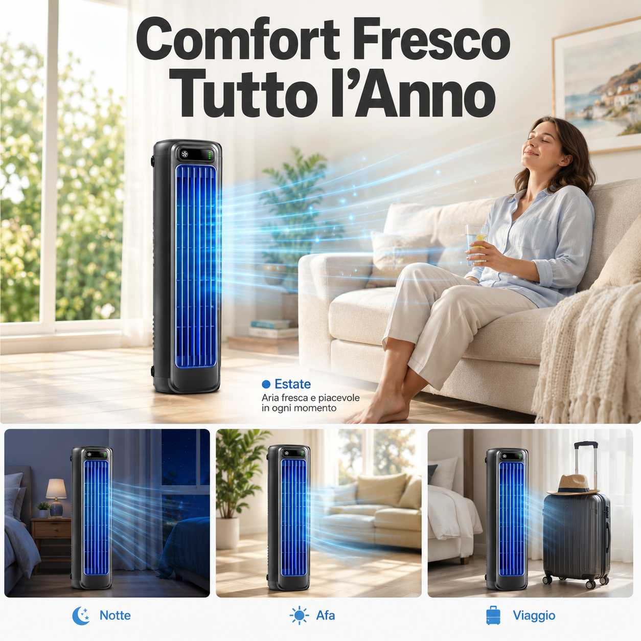 Cascade Climatizzatore Portatile