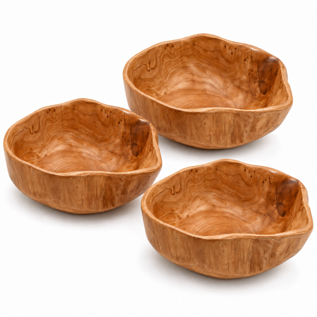 Millbrook Solid Root Wood Serving Bowl